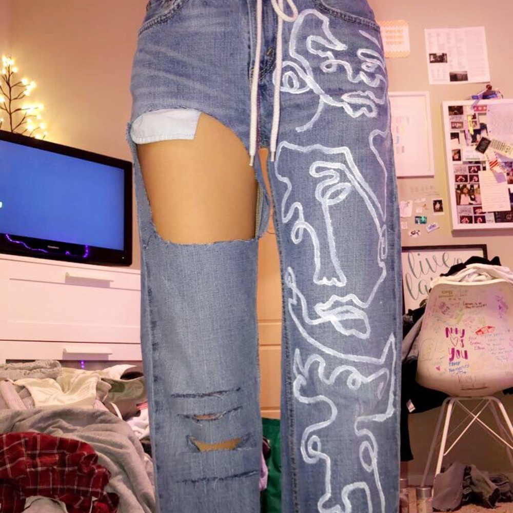 Inspired, Custom Levi Jeans!!!